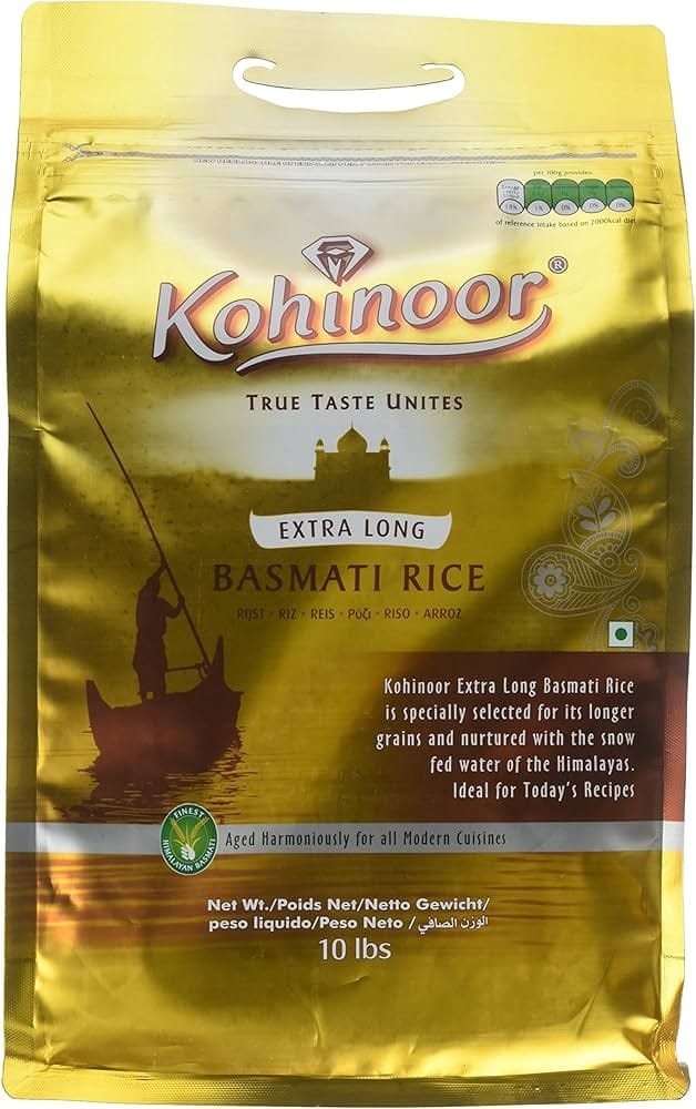 BASMATI RICE | KOHINOOR 10lbs