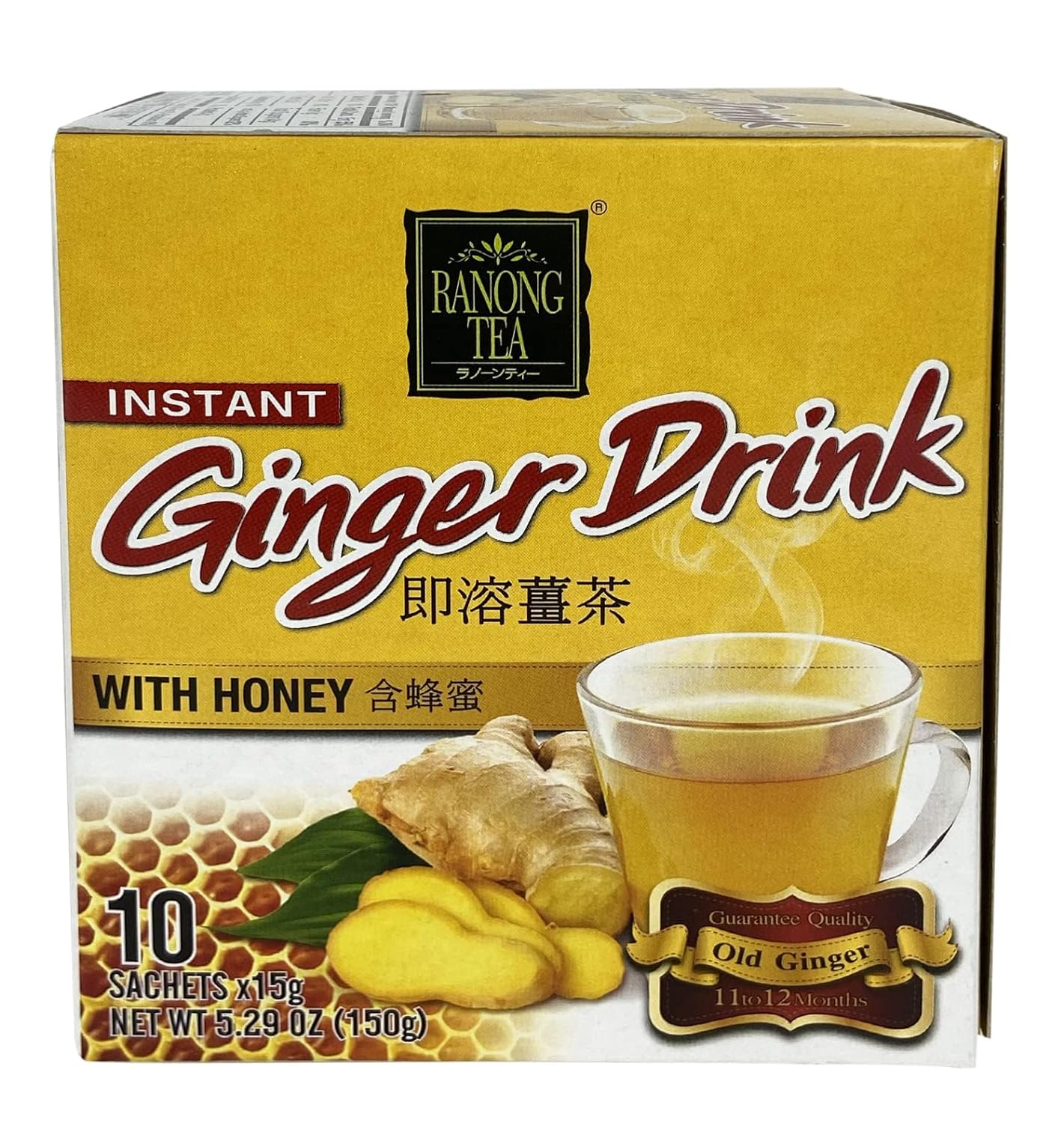 GINGER TEA 100% RANONG W/HONEY